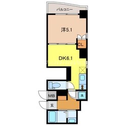 L･FLORE五島町の物件間取画像